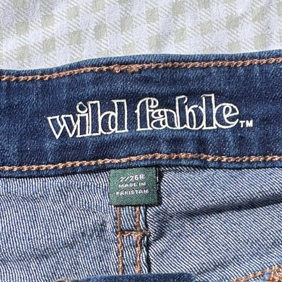 Denim Women's high-rise Shorts Wild Fable - Picture 3 of 8